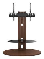 AVF Walnut Brown Chepstow 930 Pedestal TV Stand - Image 3 of 9