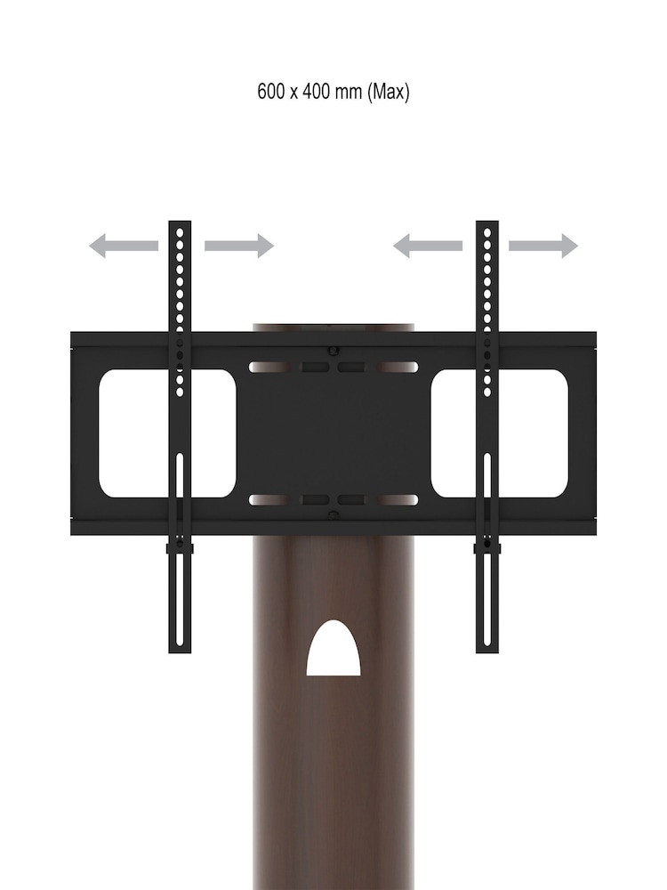 AVF Walnut Brown Chepstow 930 Pedestal TV Stand - Image 8 of 8