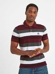 Tog 24 Maroon Flaxby Deep Port Polo T-Shirt - Image 1 of 8