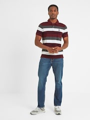 Tog 24 Maroon Flaxby Deep Port Polo T-Shirt - Image 2 of 8