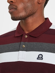 Tog 24 Maroon Flaxby Deep Port Polo T-Shirt - Image 4 of 8