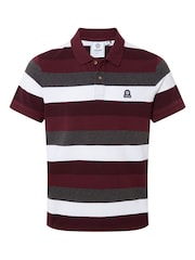 Tog 24 Maroon Flaxby Deep Port Polo T-Shirt - Image 8 of 8
