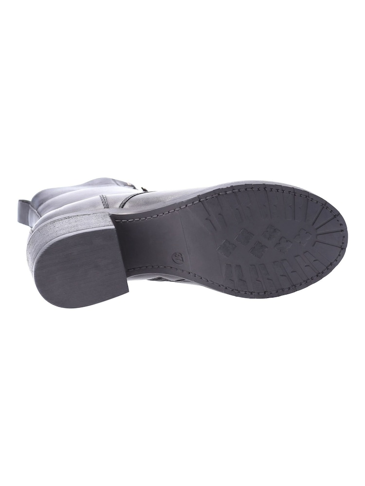 Hush Puppies Black Harriet Heeled Boots - Image 4 of 4 Hush Puppies Black Harriet Heeled Boots - Image 4 of 4