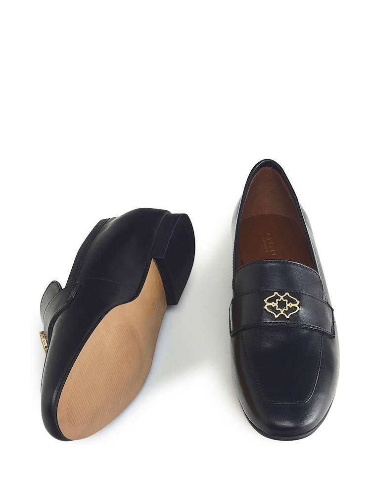 Radley London Trinity Street Black Heirloom Loafers - Image 3 of 3