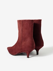 Rot - Mint Velvet Ashley Suede Ankle Boots - Bild 4 von 4