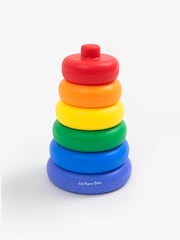 JoJo Maman Bébé Silicone Rainbow Stacking Tower - Image 6 of 7