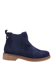 Hush Puppies Blue Maddy Wide Boots - Image 1 of 4