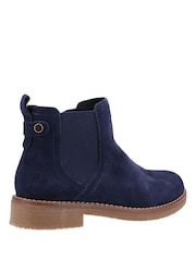 Hush Puppies Blue Maddy Wide Boots - Image 3 of 4