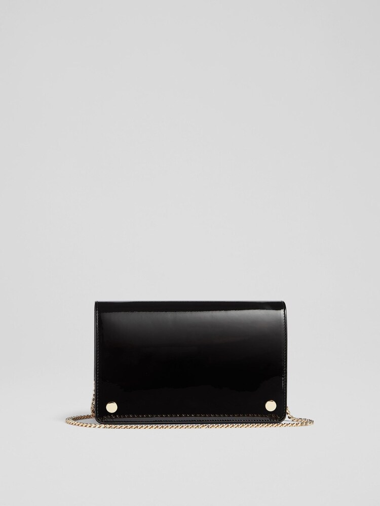 حقيبة يد من الجلد اللامع تشكيلة Cici من Lk Bennett - صورة 1 من 1