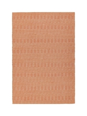 Asiatic Rugs Orange Sloan Geo Rug - Image 1 of 5