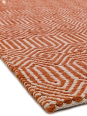 Asiatic Rugs Orange Sloan Geo Rug - Image 2 of 5