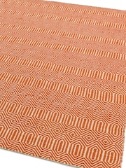 Asiatic Rugs Orange Sloan Geo Rug - Image 4 of 5