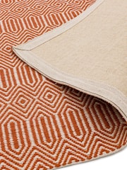 Asiatic Rugs Orange Sloan Geo Rug - Image 5 of 5
