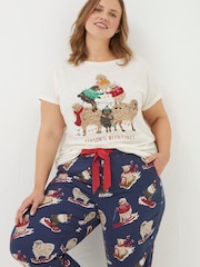 FatFace Natural Bobbi Bear T-Shirt - Image 3 of 5