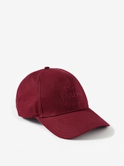 Mint Velvet Red Cotton Slogan Cap - Image 1 of 3
