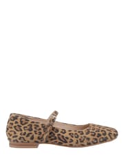 Hush Puppies Animal Pasha Suede Ballerina - Image 1 of 4