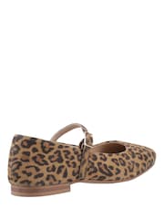Hush Puppies Animal Pasha Suede Ballerina - Image 3 of 4
