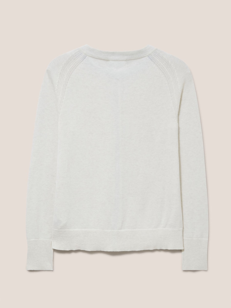 White Stuff Natural Lulu Cardigan - Image 6 of 6