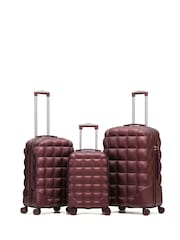 Flight Knight Hardcase Large Check in Suitcases and Cabin Case Set of 3 - Image 1 of 6