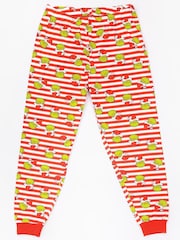 Vanilla Underground Blue 100% Cotton The Grinch Unisex Merry Grinchmas Christmas Slogan Long Sleeve Long Leg Pyjamas Set - Image 3 of 5