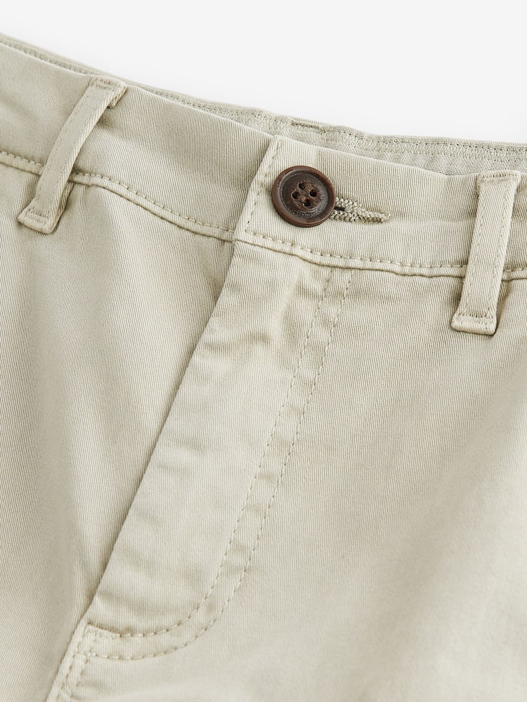 Stone Washed Chinos Shorts (12mths-16yrs) - Image 3 of 3