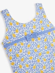 JoJo Maman Bébé Blue Lemon No Nappy Swimsuit - Image 6 of 7