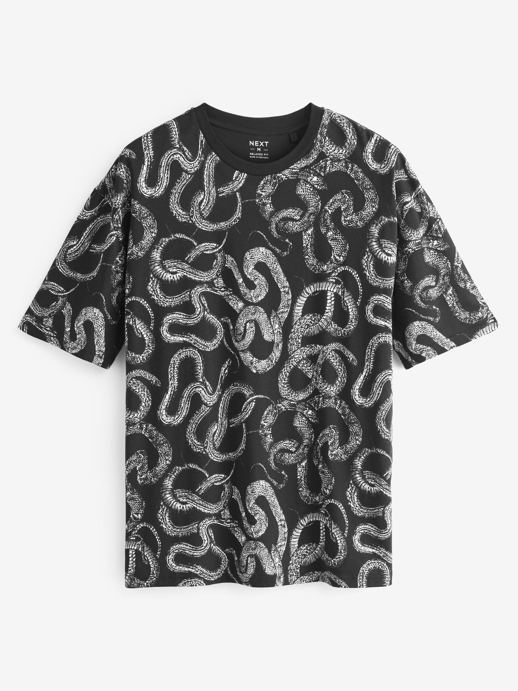 snake print t shirts mens