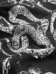 Black Snake Print T-Shirt - Image 7 of 7