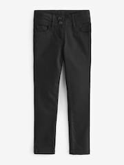 Black Skinny Jean Style Cotton-Rich School Trousers (3-16yrs) - Image 1 of 6