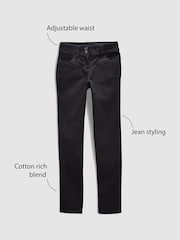 Black Skinny Jean Style Cotton-Rich School Trousers (3-16yrs) - Image 6 of 6