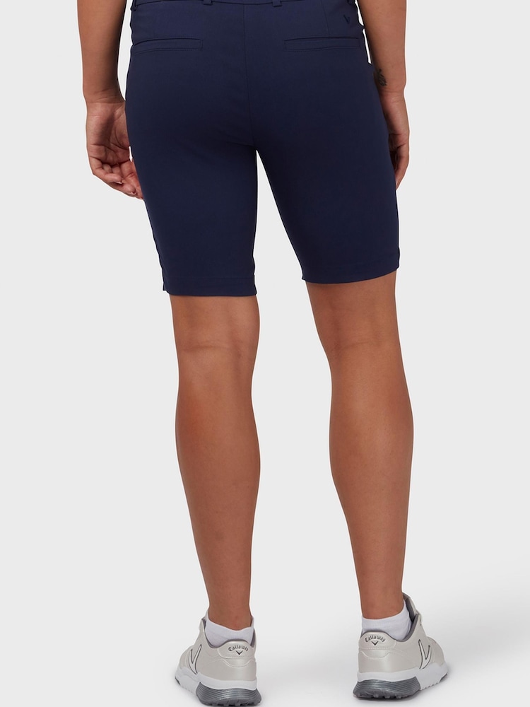 Callaway Apparel – Pull-on-Shorts für Damen, 9.5", Blau - Bild 2 von 4