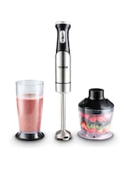 Tower Stainless Steel 3-in-1 Hand Blender with 1200W Motor - Image 1 of 8