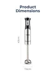 Tower Stainless Steel 3-in-1 Hand Blender with 1200W Motor - Image 6 of 8