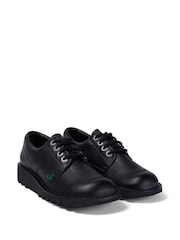 Kickers Black Lo Lace Shoes - Image 3 of 7