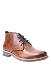 Hush Puppies Tan Brown Jonas Chukka Ankle Boots - Image 3 of 4