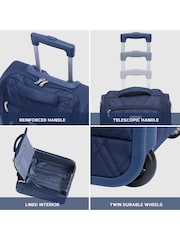 Flight Knight 45x36x20cm EasyJet Underseat Soft Case Cabin Carry On Suitcase Hand Mono Canvas  Luggage - Image 7 of 7