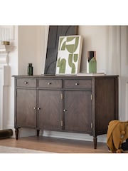 Gallery Home Brown Maddy 3 Door/3 Drawer Sideboard - Image 2 of 9