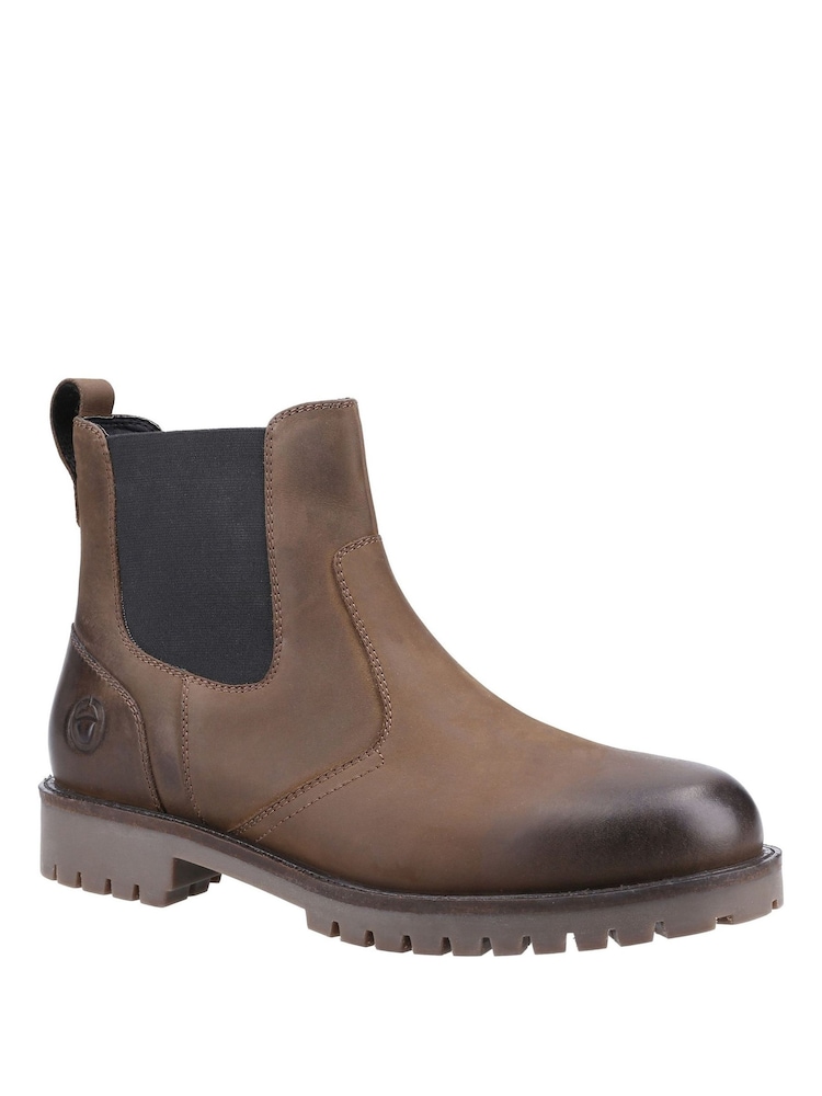 Cotswolds Brown Bodicote Chelsea Boots - Image 2 of 4