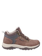 Cotswolds Brown Overbury Waterproof Hiking Boots - Image 1 of 4