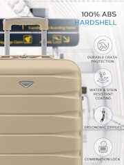 Flight Knight 55x40x20cm Ryanair Priority 4 Wheel ABS Hard Case Cabin Carry On Hand Luggage - Image 4 of 7