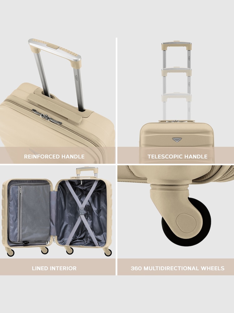 Flight Knight 55x40x20cm Ryanair Priority 4 Wheel ABS Hard Case Cabin Carry On Hand Luggage - Image 7 of 7
