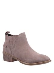 بني موكا - بوت بارتفاع الكاحل Isobel من Hush Puppies - صورة 2 من 4