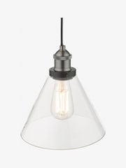 Dar Lighting Silver Ray Ceiling Light Pendant - Image 3 of 4