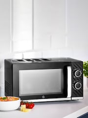 Swan Black Windsor Manual 20L 800W Microwave - Image 1 of 8