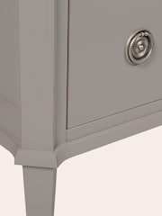 Laura Ashley Pale Charcoal Henshaw 3 Drawer Chest - Image 4 of 5