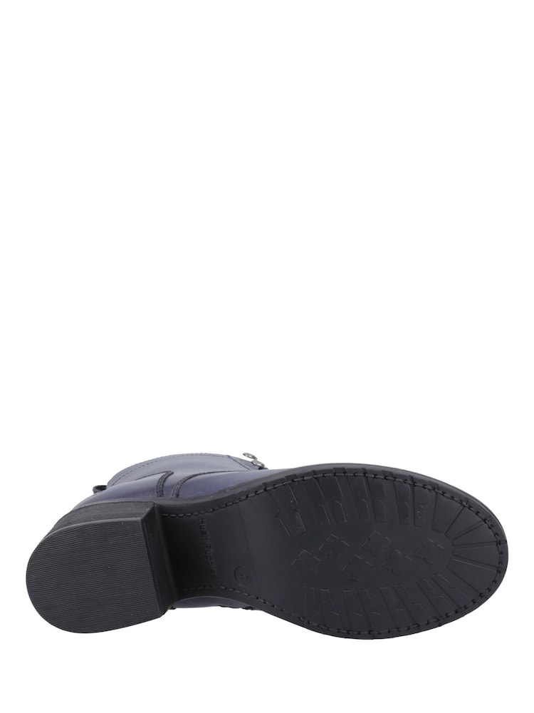 Hush Puppies Blue Harriet Heeled Boots - Image 4 of 4 Hush Puppies Blue Harriet Heeled Boots - Image 4 of 4