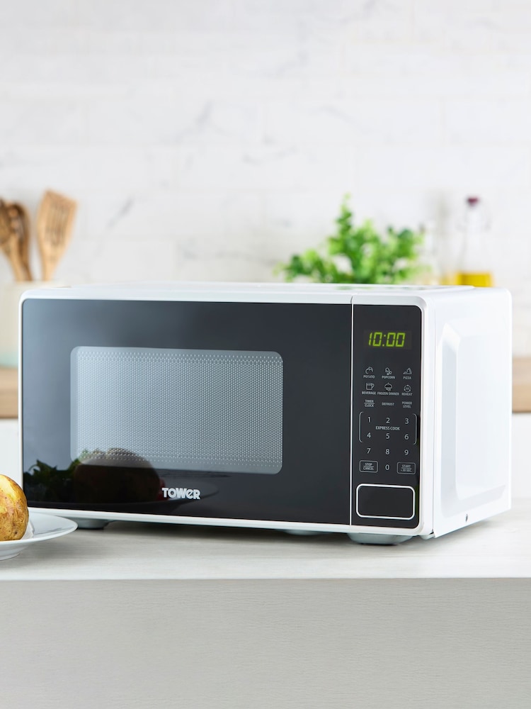 Tower White 20L 800W Digital Microwave - Image 1 of 8 Tower White 20L 800W Digital Microwave - Image 1 of 8
