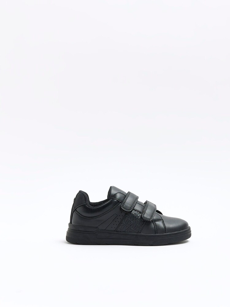 River Island Black Boys Embossed Velcro - Image 1 of 4 River Island Black Boys Embossed Velcro - Image 1 of 4