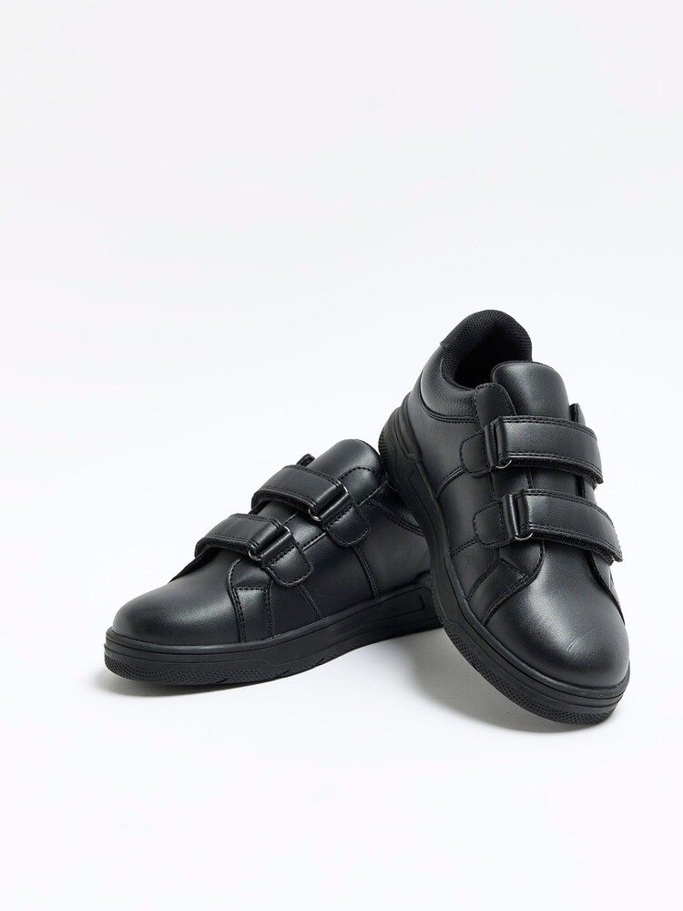 River Island Black Boys Embossed Velcro - Image 2 of 4 River Island Black Boys Embossed Velcro - Image 2 of 4