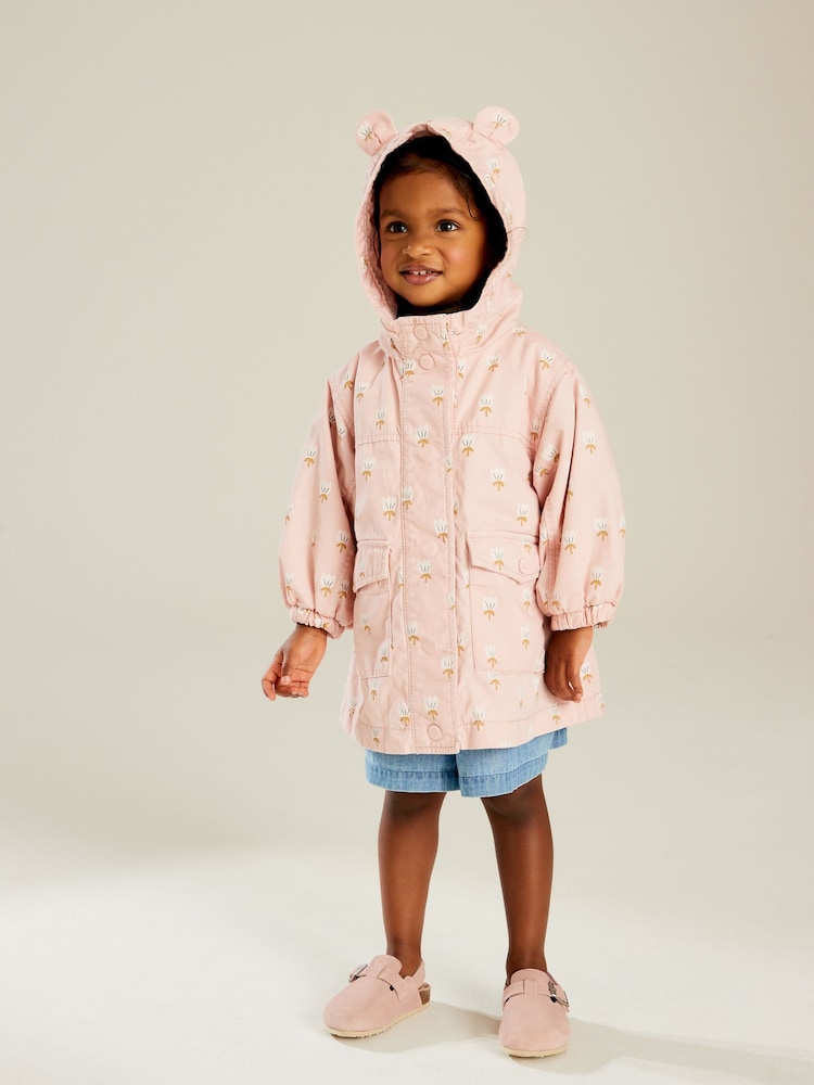 Pink - Trenchcoat aus spritzwasserabweisenden Baumwolle (3 Monate - 7 Jahre) - Bild 1 von 1 Pink - Trenchcoat aus spritzwasserabweisenden Baumwolle (3 Monate - 7 Jahre) - Bild 1 von 1